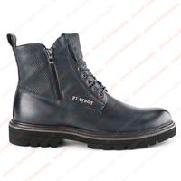 Gambar Playboy Vladimir Boots Sepatu Pria Original 100% Leather Autentic - Biru, 39 dari Good Fashionable One undefined 2 Tokopedia