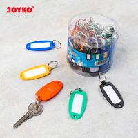 Gambar Gantungan Kunci Joyko BISA TULIS NAMA Key Ring Joyko Label Plastik - KR-8, WARNA RANDOM dari Raja Stationery undefined 3 Tokopedia