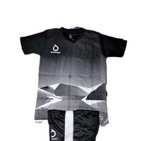 Gambar Jersey Baju olahraga SETELAN bola baju sepak baju FUTSAL anak -anak - hitam Lis biru, M dari alif sport 755 undefined 2 Tokopedia