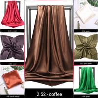Gambar Syal Scarf Satin 90 x 90 F4S Polos Segi Empat Saten Persegi Sateen dari Palastri Shop undefined 3 Tokopedia
