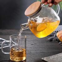 Gambar Teapot Maker Teko Teh Air Panas Kaca Dengan Tutup Kayu Anti Panas - Teko 400ml dari RUMAH PERKAKAS 47 undefined 3 Tokopedia