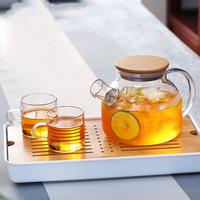 Gambar Teapot Maker Teko Teh Air Panas Kaca Dengan Tutup Kayu Anti Panas - Teko 400ml dari RUMAH PERKAKAS 47 undefined 1 Tokopedia
