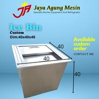 Gambar ICE BIN CUSTOM STAINLESS UKURAN 40 X 40 X 40 CM TEBAL 1,2 MM dari Jaya Agung Mesin_NEW undefined 3 Tokopedia