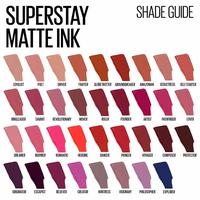 Gambar Maybelline Superstay Matte Ink Liquid Matte Lipstick Make Up Tahan Lam - 205 ASSERTIVE dari BeauteeDestination undefined 3 Tokopedia