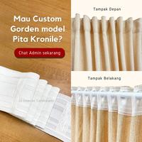 Gambar Tirai Hordeng Gorden Jendela Hordeng Minimalis Silk Collections CG - Silky White, L130 T150 dari JJ Interior Tangerang undefined 5 Tokopedia
