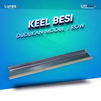 Gambar Plat Besi Dudukan Panel (2 Row) untuk Baut Magnet dari Luminix Cipta Teknologi undefined 2 Tokopedia