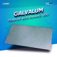 Gambar Galvalum Tutup Belakang Running Text ukuran 6 Panel dari Luminix Cipta Teknologi undefined 1 Tokopedia