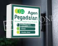 Gambar NEON BOX AGEN PEGADAIAN AGEN 40X40 CM KOTAK AKRILIK dari Plakaryaa undefined 2 Tokopedia