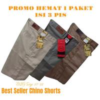 Gambar 1 Paket Isi 3 Celana Pendek Chino Pria / Celana Pendek - cream+hitam+abu, 27-28 dari CELANA CHINO PANJANG PRIA undefined 4 Tokopedia