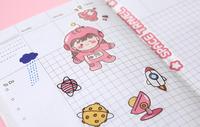 Gambar ES - Stiker Kartun Korea Lucu Sticker Aesthetic Cute DIY Tumblr,Ponsel - Summer dari Xtramart001 undefined 5 Tokopedia