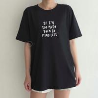 Gambar Dino Clothing - KAOS IF IM TOO /QUOTES TSHIRT / KAOS OVERSIZE WANITA - Putih, S dari This is Dino undefined 1 Tokopedia