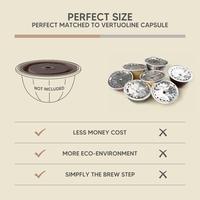Gambar Tutup Kopi Kapsul Reusable Lid for Nespresso Vertuo Capsule Silikon dari WACO STORE JKT undefined 2 Tokopedia