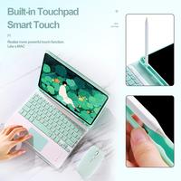Gambar Ipad Mini 6 8.3 In 2021 Bluetooth Keyboard Touchpad Trackpad Case Pink - Stylus Pencil dari Forsakey Gadget Acc undefined 3 Tokopedia