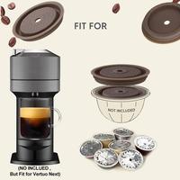 Gambar Tutup Kopi Kapsul Reusable Lid for Nespresso Vertuo Capsule Silikon dari WACO STORE JKT undefined 3 Tokopedia