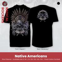 Gambar Kaos Pria Wanita Distro Original Native Americans Radical Rockers - Hitam, S dari Radical Rockers undefined 3 Tokopedia