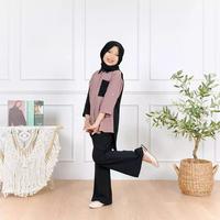Gambar Baju Setelan Anak Perempuan Usia 10-12 Tahun Setelan Baju Muslim Kids - Dusty Pink dari AnekaFashionStore_NEW undefined 2 Tokopedia