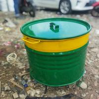 Gambar tong sampah 100 liter/drum besi/tempat pembakaran plus kaki dari RJA rukun jaya abadi undefined 3 Tokopedia