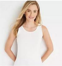 Gambar Scoop Tank Top / Tank top tali lebar, sedia Freesize & size XL - Dark grey dari OrenjiButik undefined 2 Tokopedia