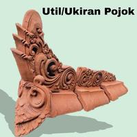 Gambar wuwungan bali / ukiran pojok bali / genteng jengger bali dari UD. Dony Artha Genteng undefined 1 Tokopedia