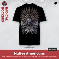 Gambar Kaos Pria Wanita Distro Original Native Americans Radical Rockers - Hitam, S dari Radical Rockers undefined 1 Tokopedia