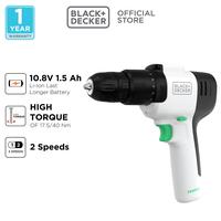 Gambar Black+Decker Reviva Bor Hammer Drill Cordless 12V (REVHD12C-B1) dari Black&Decker ID undefined 1 Tokopedia
