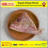 Gambar Kepala Kakap Merah Belah - Red Snapper Fish Head Fresh Frozen - Kakap - 1 Kepala dari Sinar Muara Angke undefined 4 Tokopedia