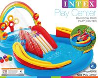 Gambar INTEX 57453 Kolam Renang Anak RAINBOW PLAY CENTER KOlam Perosotan Anak dari Dunia Kasur Angin Official undefined 1 Tokopedia