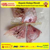 Gambar Kepala Kakap Merah Belah - Red Snapper Fish Head Fresh Frozen - Kakap - 1 Kepala dari Sinar Muara Angke undefined 5 Tokopedia