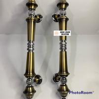 Gambar handel pintu kuningan 45cm model cemara gagang pintu rumah kuningan dari Abadi logam colection undefined 3 Tokopedia