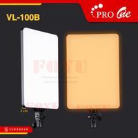 Gambar (PROMOOO) LED BiColor Vertical Light Panel Lampu Kotak Penerangan Continuous Kelvin Make Up MUA Pro One VL-100B dan Light Stand Extend GL-200 Kuning Putih White dari Foyu Photo undefined 4 Tokopedia