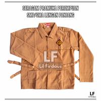 Gambar Seragam Pramuka Perempuan SMP SMA Lengan Pendek dan Lengan Panjang - Lengan Pendek, S dari Lil Firdaus undefined 4 Tokopedia