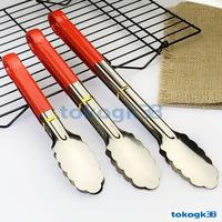 Gambar Capit Makanan Stainless Merah 12 inch dari toctoc38 undefined 1 Tokopedia