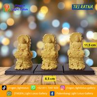 Gambar Rupang 3 Buddha - Patung Tri Ratna - Warna Warni dari J1NGEN Light Lotus Gallery undefined 1 Tokopedia