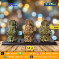 Gambar Rupang 3 Buddha - Patung Tri Ratna - Warna Warni dari J1NGEN Light Lotus Gallery undefined 2 Tokopedia