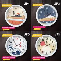 Gambar Jam dinding Japan style jepang fuji wibu ada kaca 32cm bisa custom - 1, mesin standard dari Radiance custom undefined 1 Tokopedia