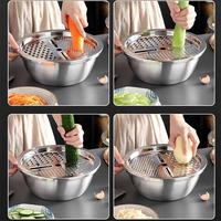 Gambar Baskom 3in1 Saringan Parutan Drain Basket Grater 25cm dari Phoenix Store ID undefined 2 Tokopedia