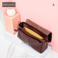 Gambar Tas Selempang Wanita Tas Wanita Kulit Sapi Original Alona Charlotte - Hitam dari Lava Official Shop undefined 3 Tokopedia