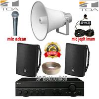 Gambar Paket Sound System Toa Masjid 1 Speaker Outdoor + 2 Speaker indoor dari AF Elektronik55 undefined 1 Tokopedia