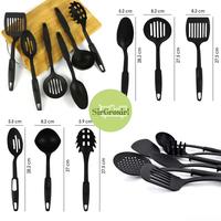 Gambar KITCHEN UTENSILS SET 1 Set Peralatan Masak Spatula Saringan Sendok Sop dari SirGrosir undefined 4 Tokopedia