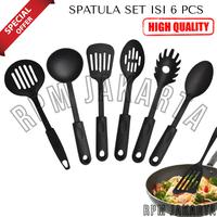 Gambar SPATULA SET ISI 6 PCS / SUTIL SENDOK SAYUR PERALATAN MASAK DAPUR dari Rpm Jakarta undefined 1 Tokopedia