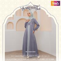 Gambar SARIMBIT NIBRAS KHAWLA VIOLET GREY dari pojok hanifa undefined 2 Tokopedia