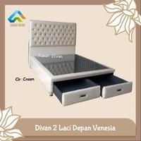 Gambar Divan Dipan 2 Laci Depan Venesia UK. 140*200 Bisa Pilih Warna dari Rumah Divan undefined 1 Tokopedia