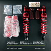 Gambar Shock Profender X-Series 350mm Shockbreaker Yamaha XMAX - Merah dari Venus Motor undefined 5 Tokopedia