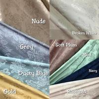 Gambar Kain Jaquard Emboss Hitam Silk Premium Satin Tencel - Pink dari COVIDIA LARISA undefined 1 Tokopedia