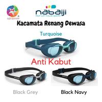 Gambar Kacamata Renang Remaja Dewasa XBASE SWIMMING GOGGLES SIZE L Nabaiji - Black Navy dari Adji Sport99 undefined 1 Tokopedia