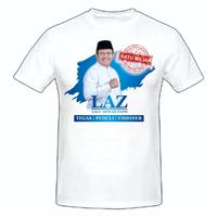 Gambar kaos kampanye kaos partai murah, bahan PE SINGLE dari sahabatsouvenir undefined 1 Tokopedia