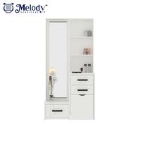 Gambar MEJA RIAS MELODY OSCAR MR WHITE GLOSSY-GREY dari Simpati Furniture undefined 1 Tokopedia