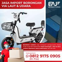 Gambar Import sepeda listrik dari china - forwarder impor barang dari Pengurusan Import Terpercaya undefined 1 Tokopedia
