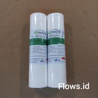 Gambar Cartridge De Water 01 Micron 10" Inch Filter Air / Spoon DeWater 1 Micron Filter Air Sedimen RO dari Flows id. undefined 4 Tokopedia