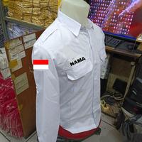 Gambar kemeja APDESI baju APDESI seragam APDESI Pdh APDESI Pdl APDESI Hem apd - lengan pendek, XXL dari alher olshop undefined 3 Tokopedia